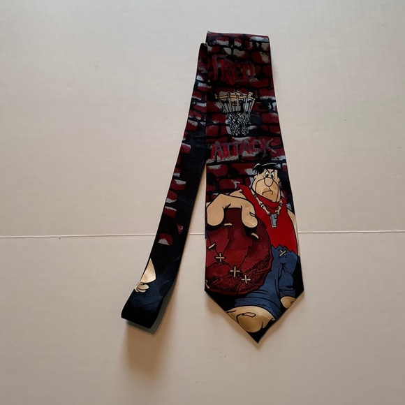 Vintage Accessories Vintage 9s Fred Flintstone Basketball Tie
